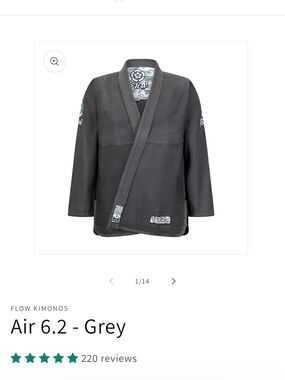Air 6.2 Grey Men’s BJJ Jacket&Pants